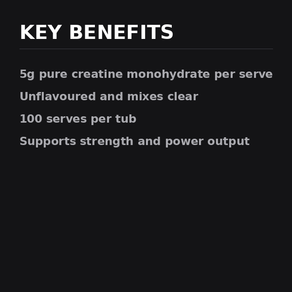 Creatine Monohydrate 500g