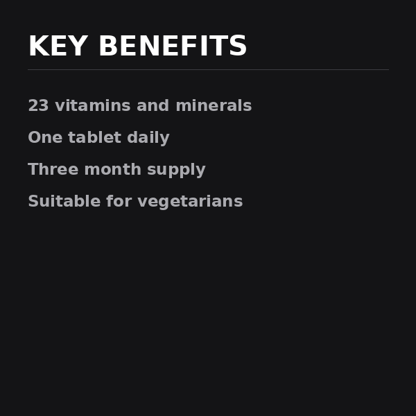 Multivitamin Daily 90 Tabs